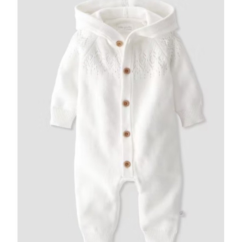 Little Planet by Carters Baby Girls Size 6 Months Sweater Hooded  Jumpsuit